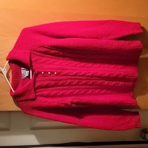 Red Jennifer Moore Sweater